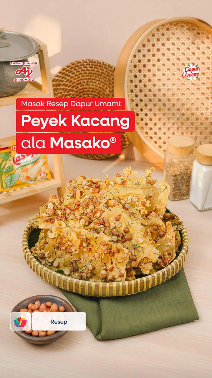 Peyek Kacang ala Masako®