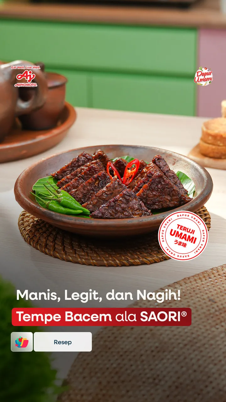 Tempe Bacem ala SAORI®