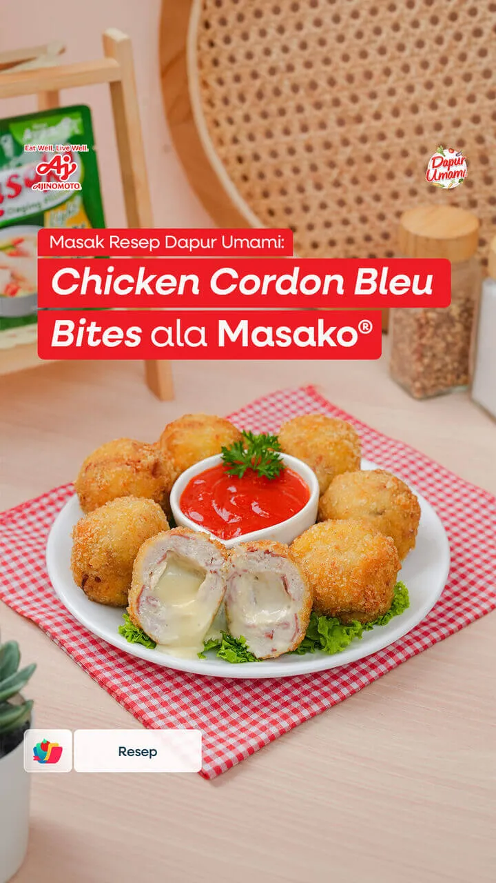 Chicken Cordon Bleu Bites ala Masako®