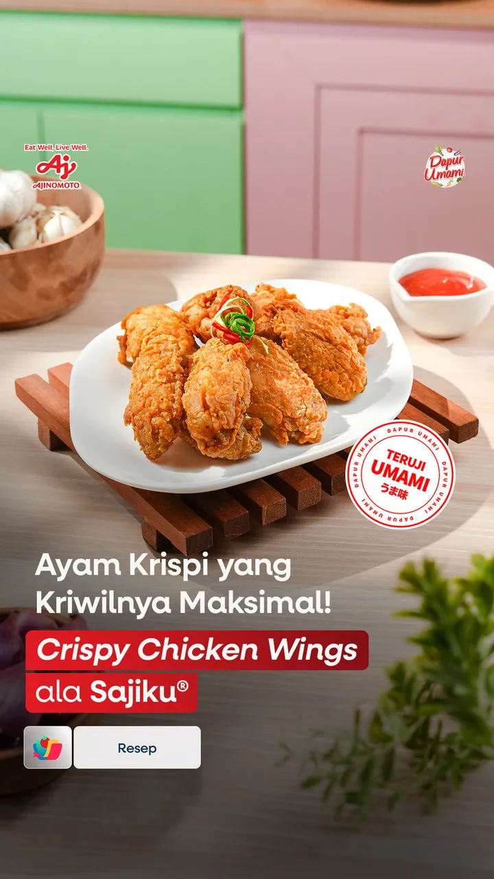 Crispy Chicken Wings ala Sajiku®