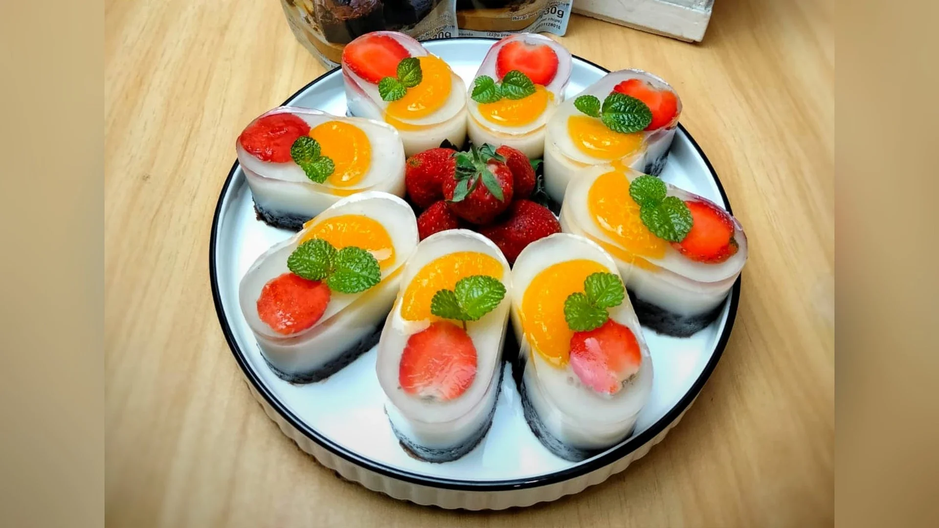 Pudding buah ala ajinomoto
