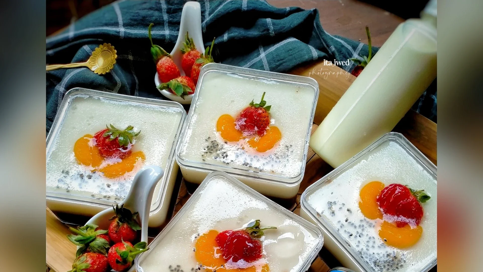 Pudding Manis Gurih ala ajinomoto