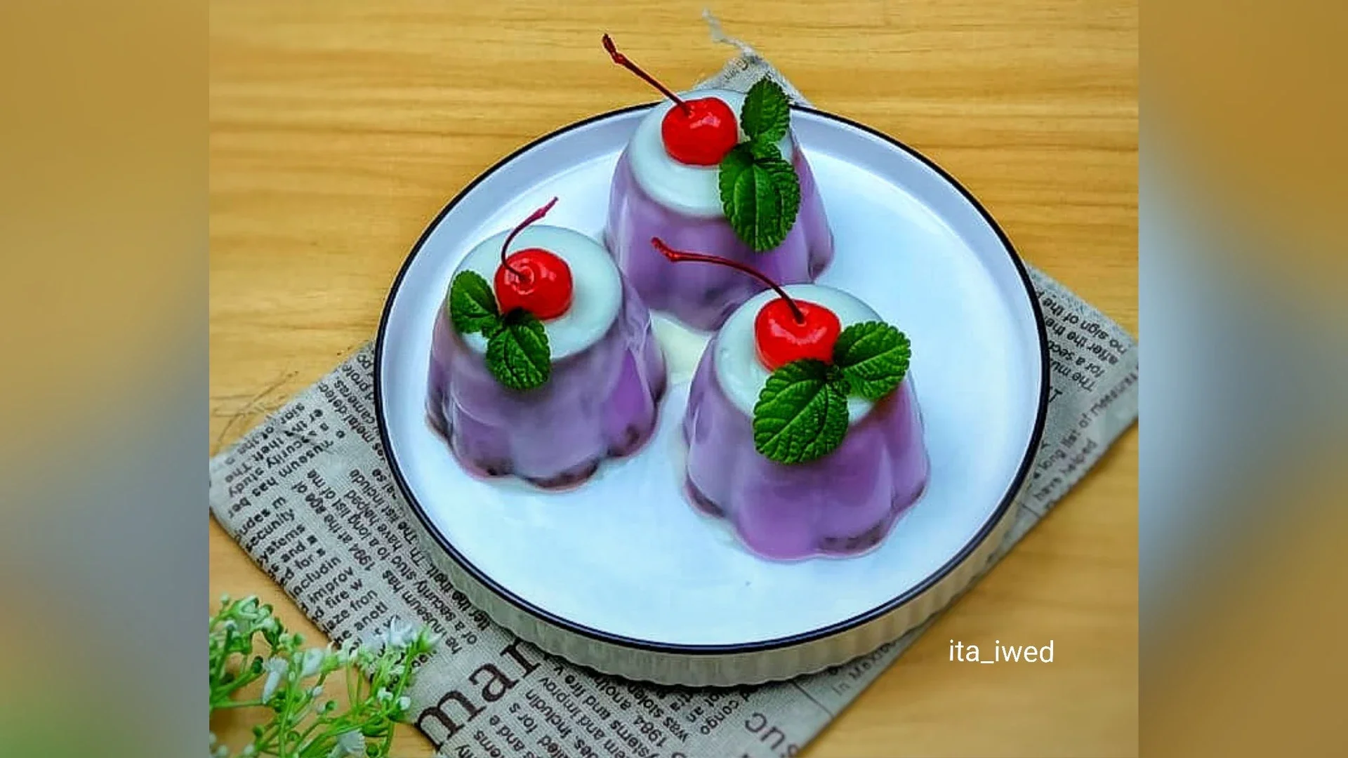 Pudding Talas ala ajinomoto