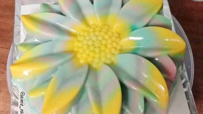 Puding Bunga Pelangi 