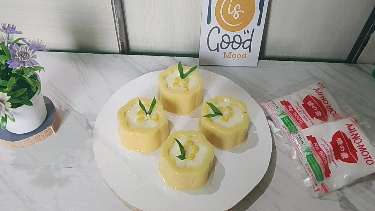 Puding Jagung ala Ajinomoto ®  #JagungUmami
