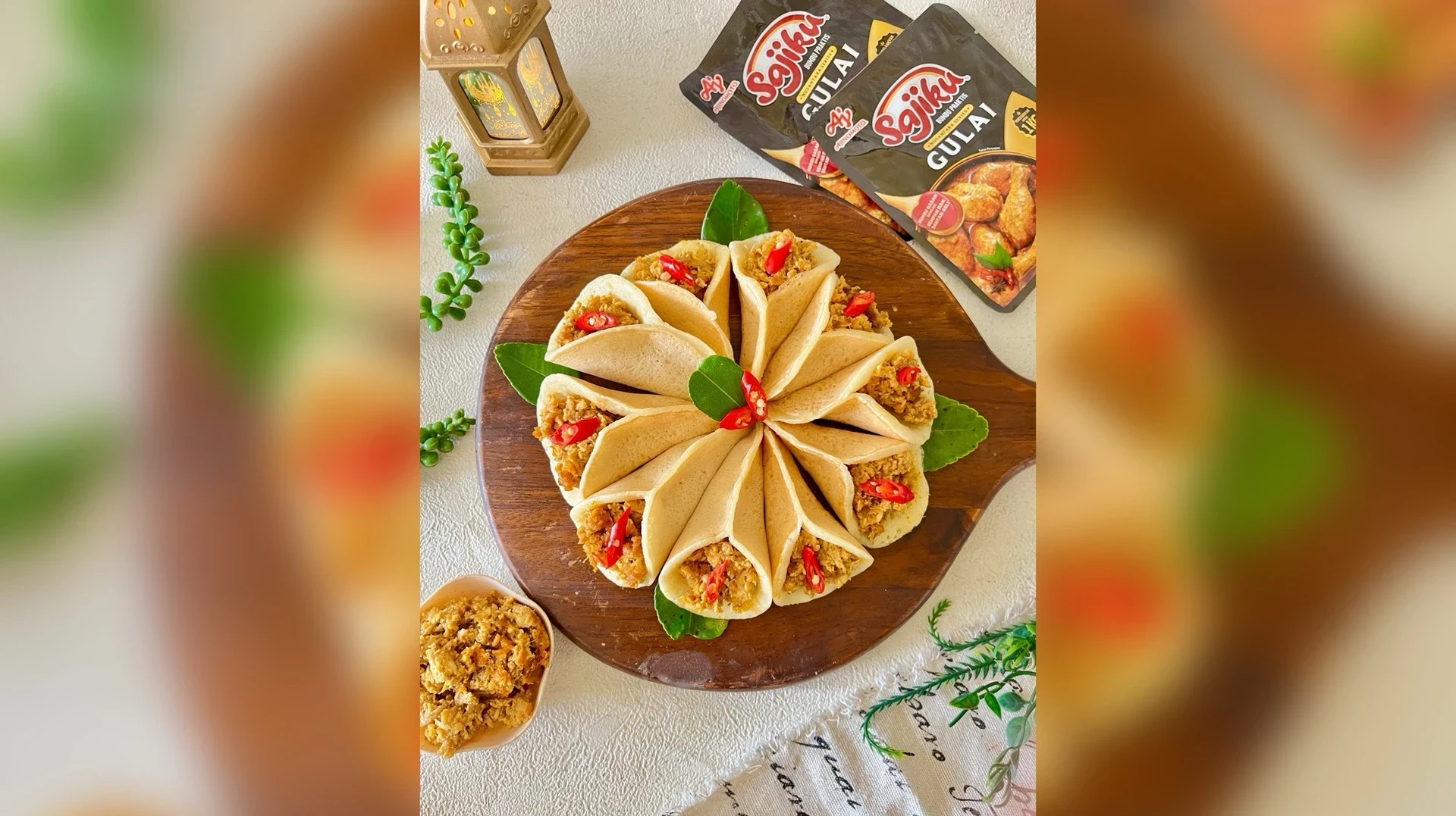 Qatayef Gulai Ayam ala Sajiku