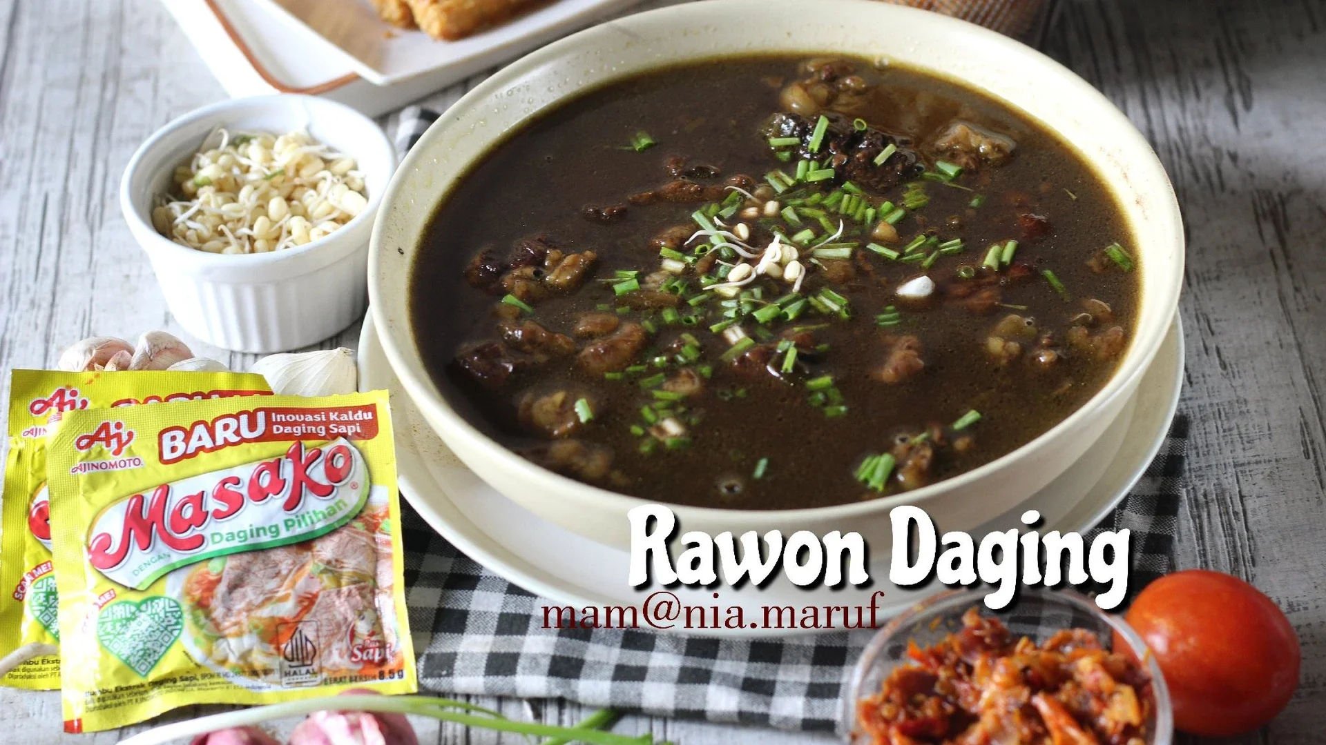 Rawon Daging Favorit Anak Bujang ala Masako #MasakanPenuhCinta
