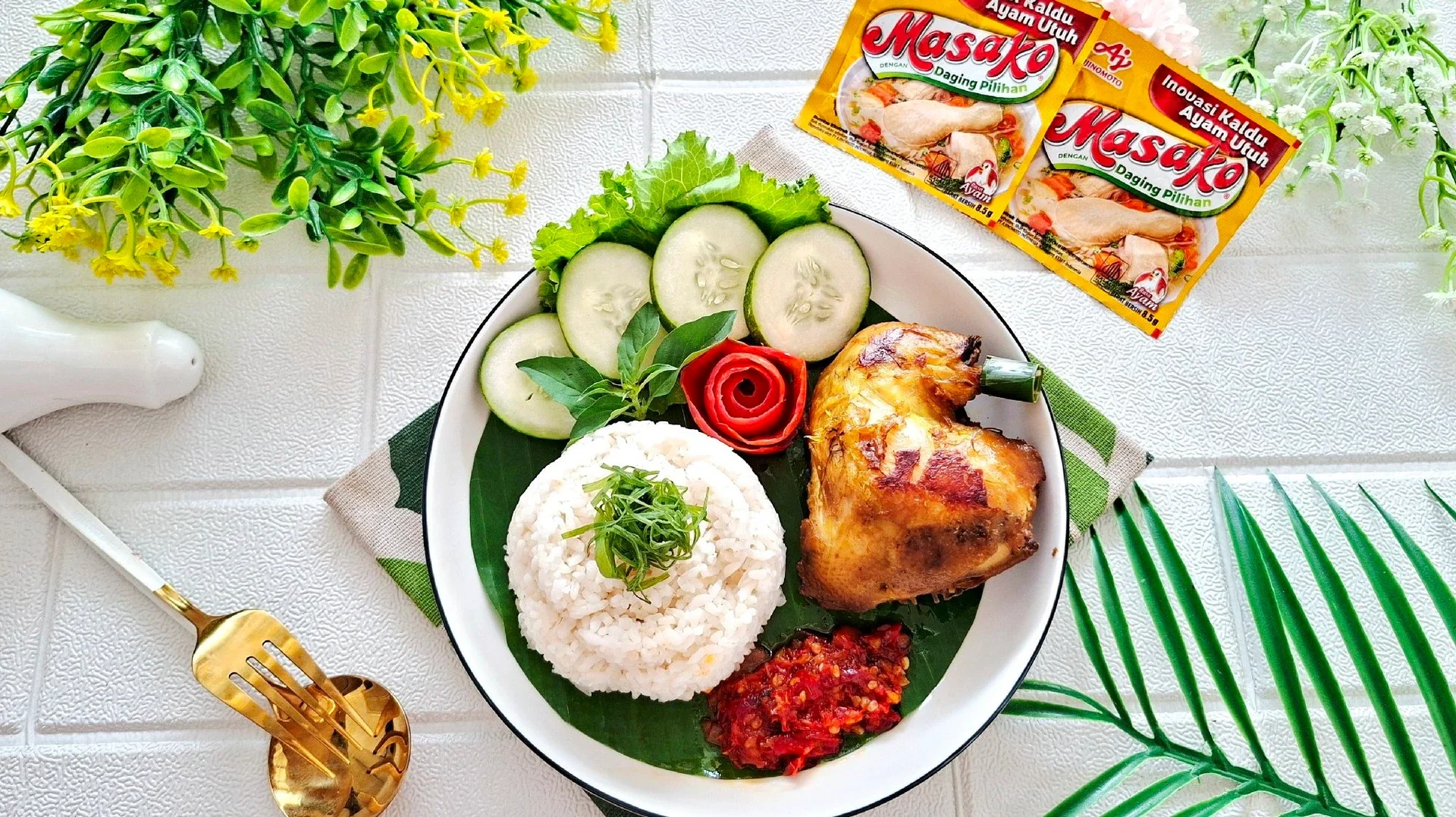 Recook Ayam Goreng Basah ala Masako®