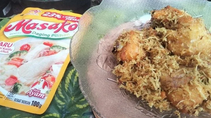 Recook Ayam Goreng Serundeng ala Masako