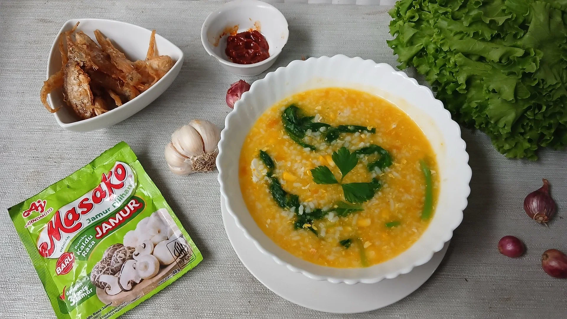 Recook Bubur Manado ala Masako® #RecookResepViral