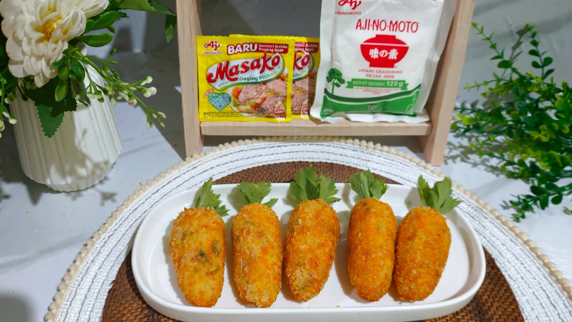 Recook Kroket Wortel Ayam Keju ala Ajinomoto