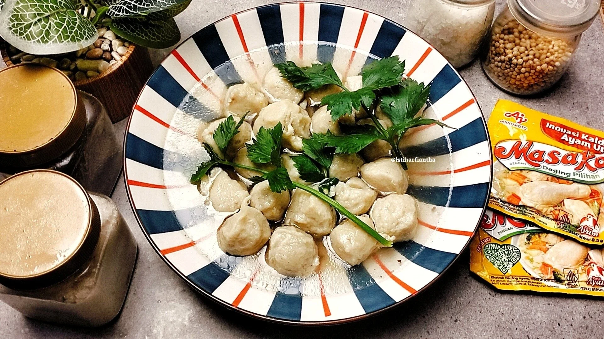 Recook Kuah bakso ala masako