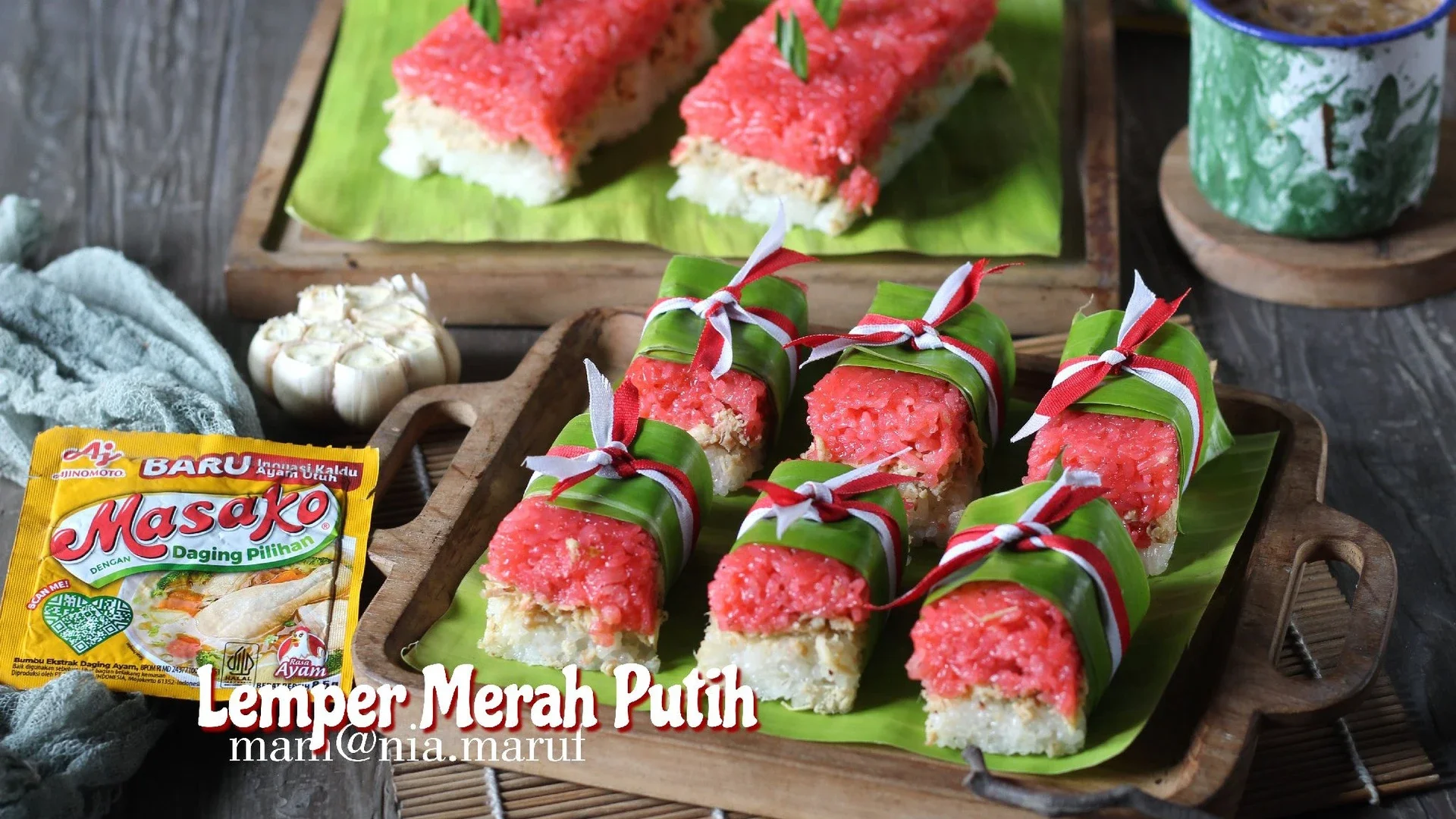 Recook Lemper Merah Putih ala Masako®