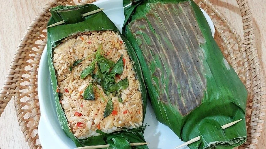 Recook Nasi Bakar Ayam Kemangi #KreasiMenuAyam