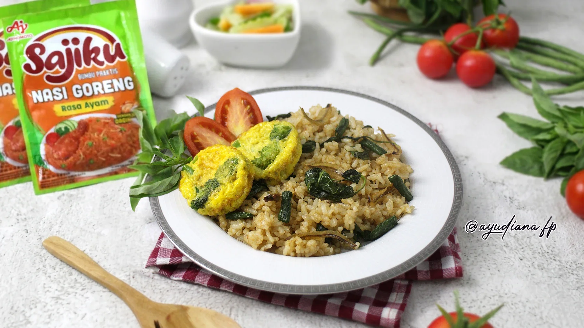 Recook Nasi Goreng Hijau Berkalsium