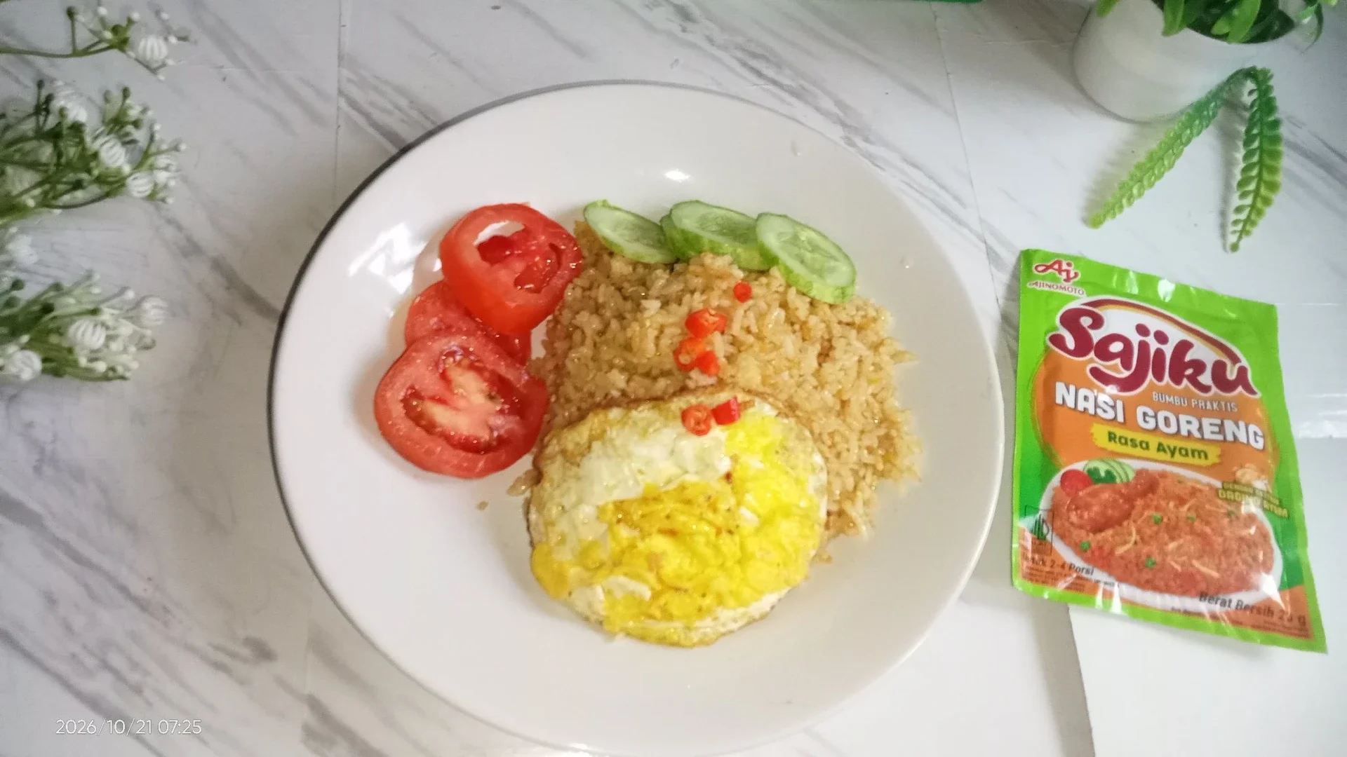 Recook Nasi Goreng Rasa Ayam Sajiku