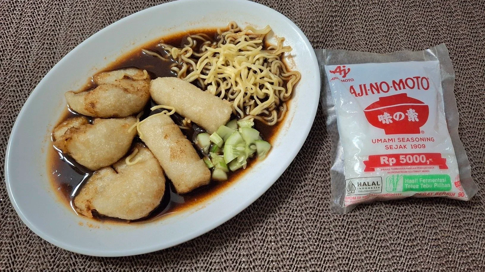 Recook pempek tanpa ikan