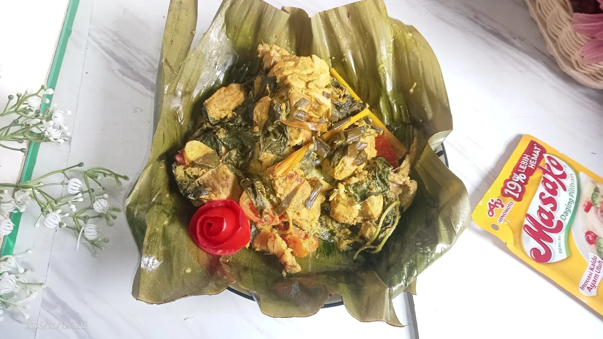 Recook Pepes Ayam Palekko