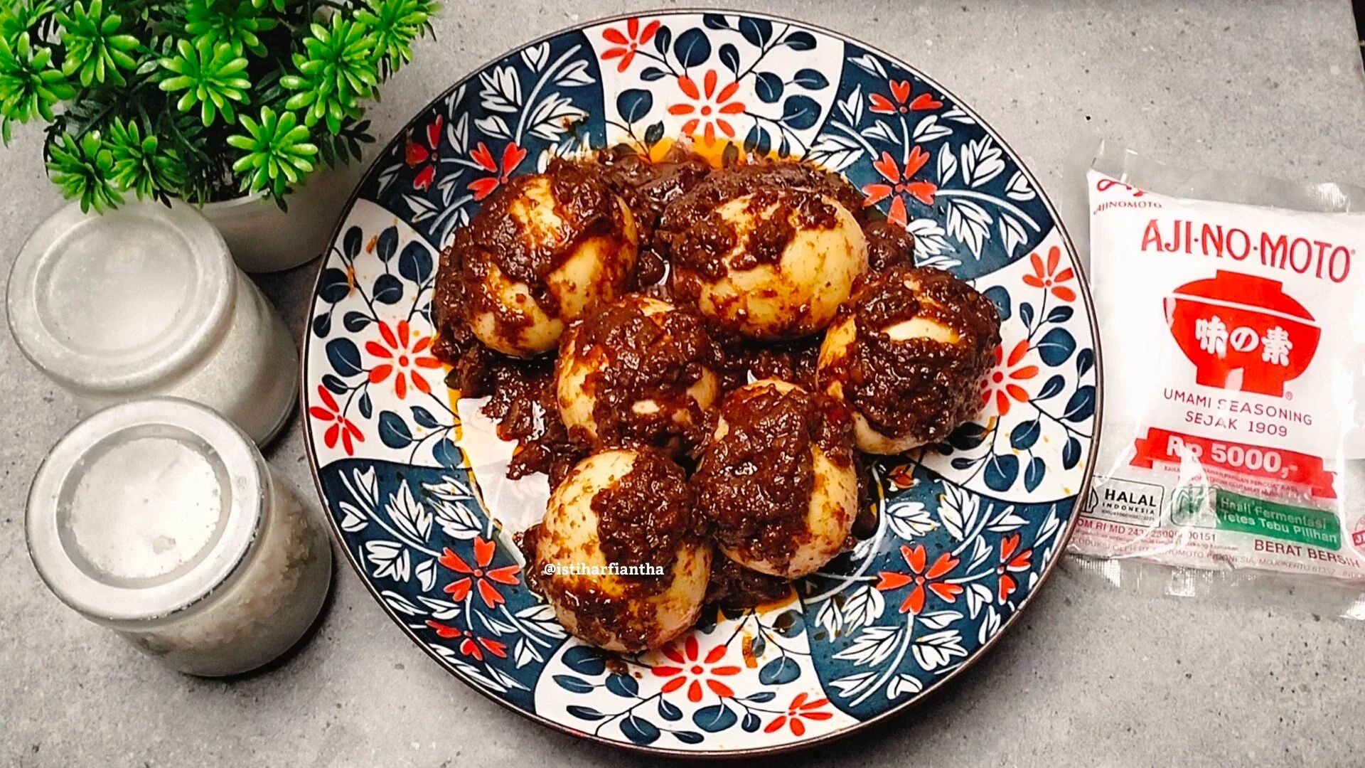 Recook Rendang Telur