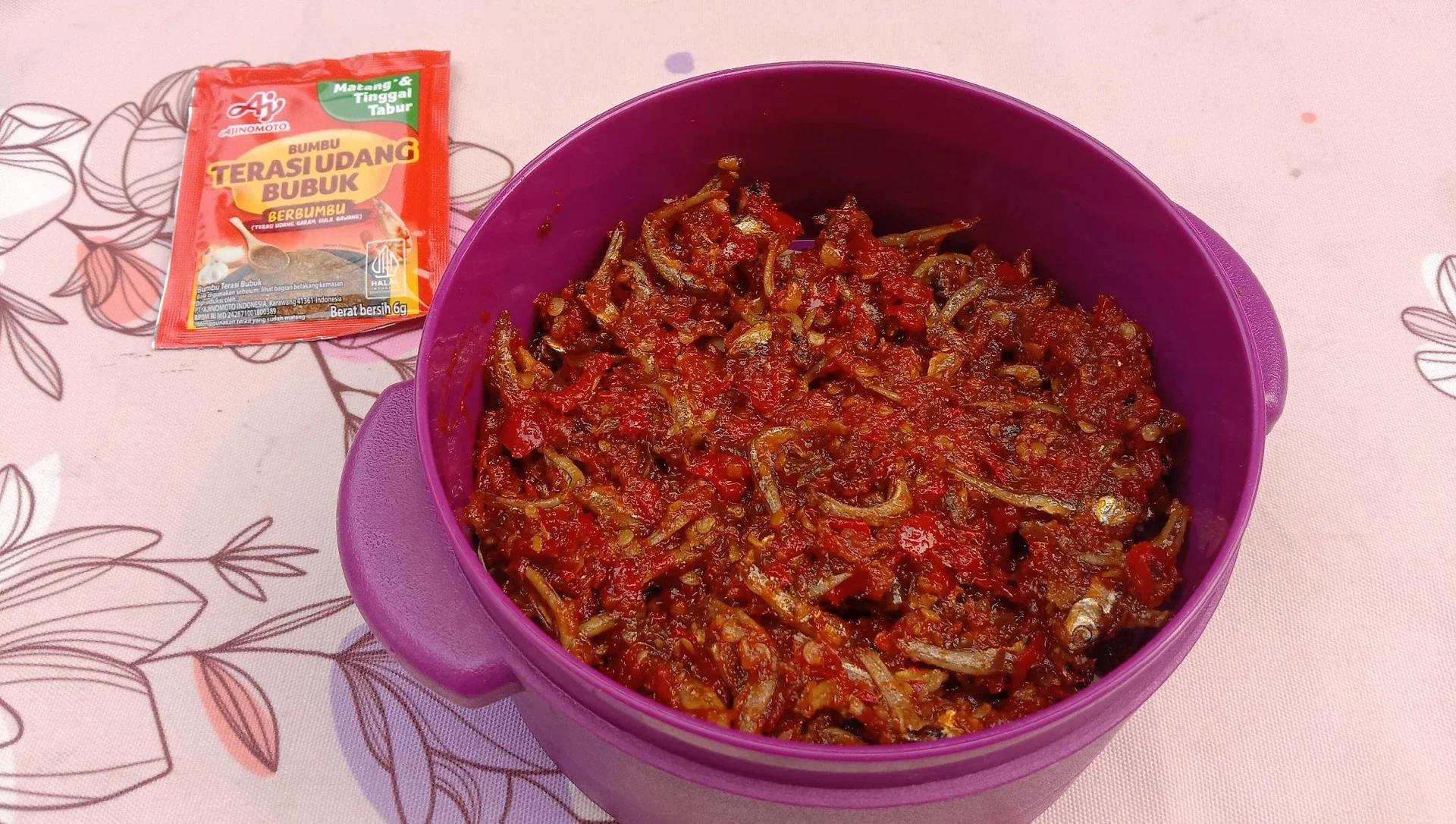 Recook SAMBAL TERI TERASI ala AJINOMOTO®