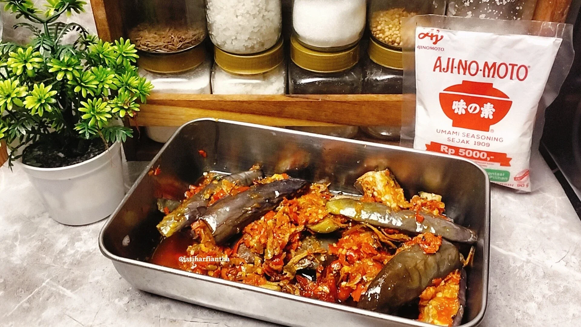 Recook Sambalado Terong Teri