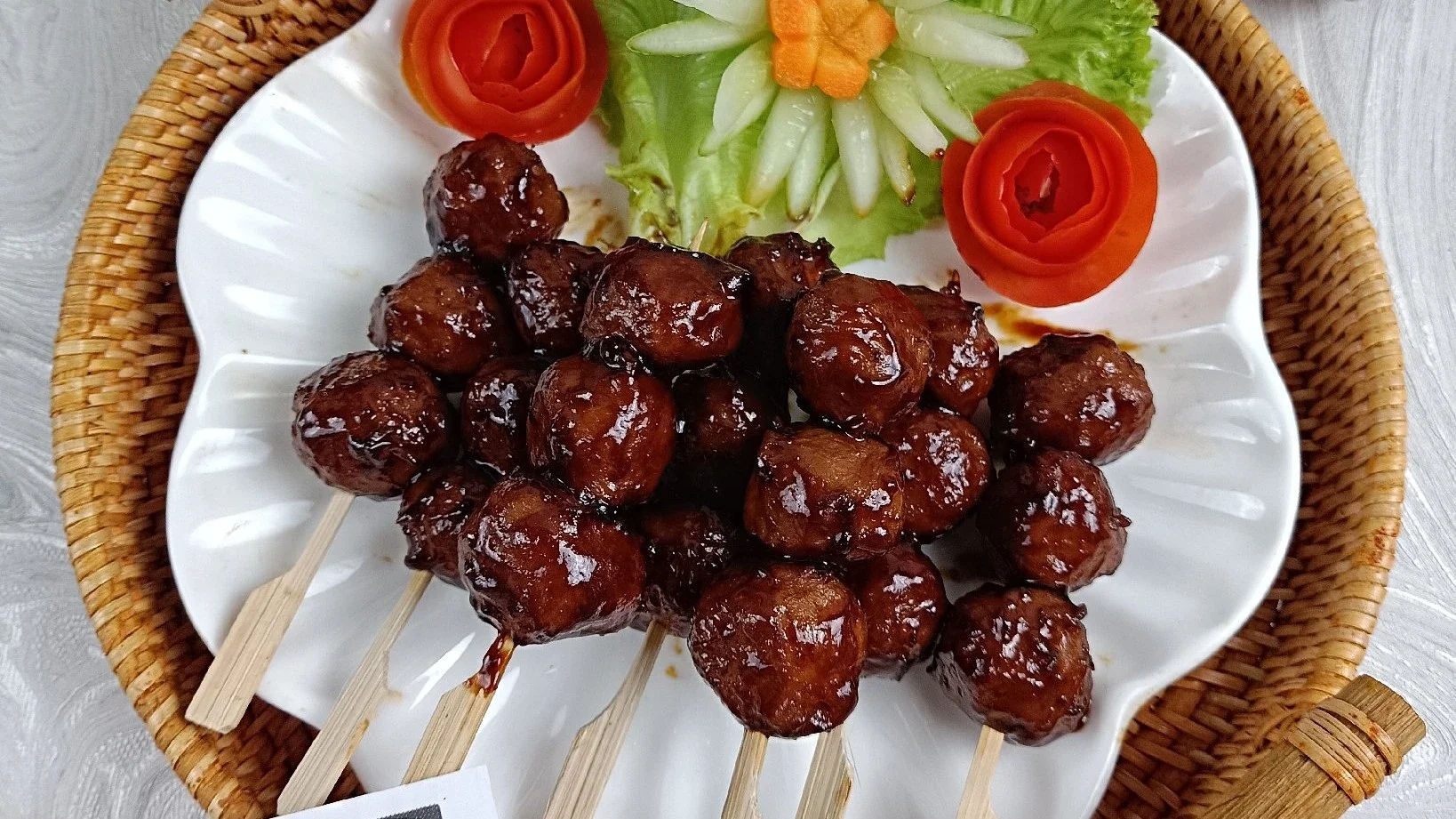 Recook Sate Bola Daging ala SAORI®