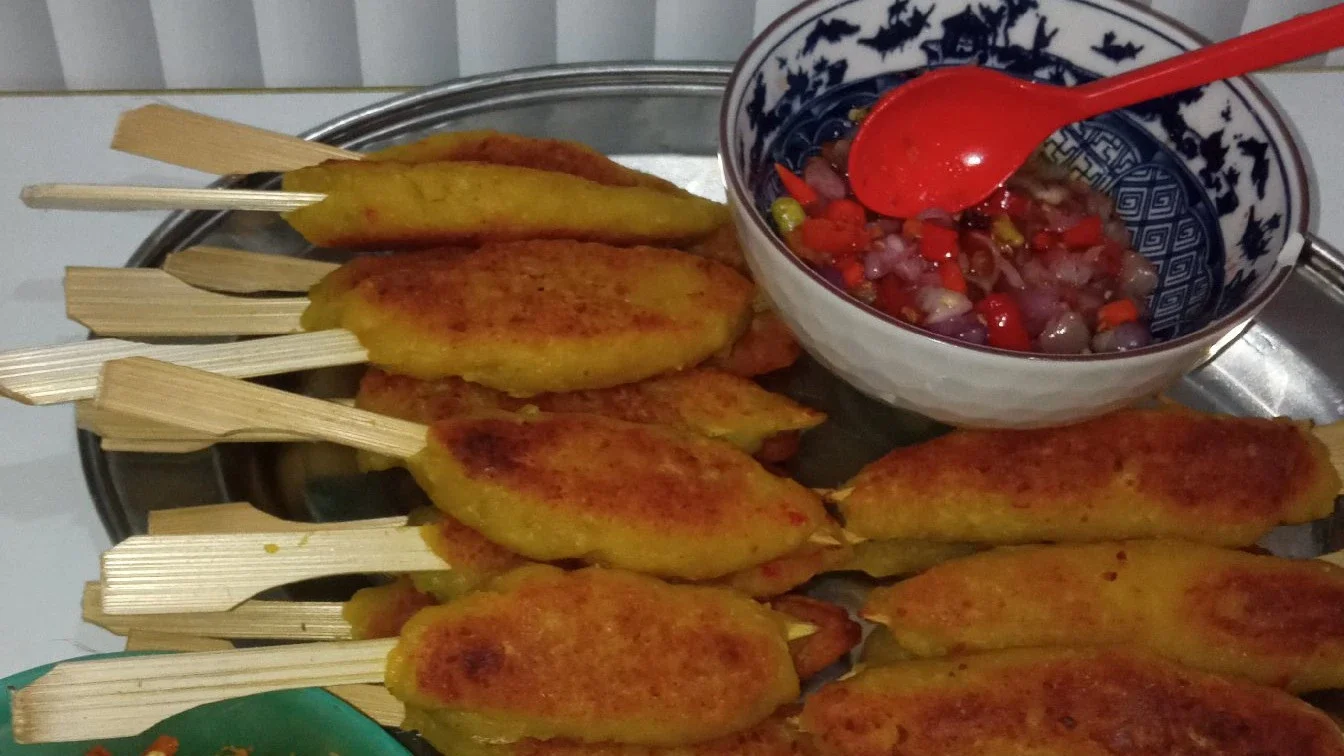 Recook Sate Lilit Ayam dan Sambal Matah