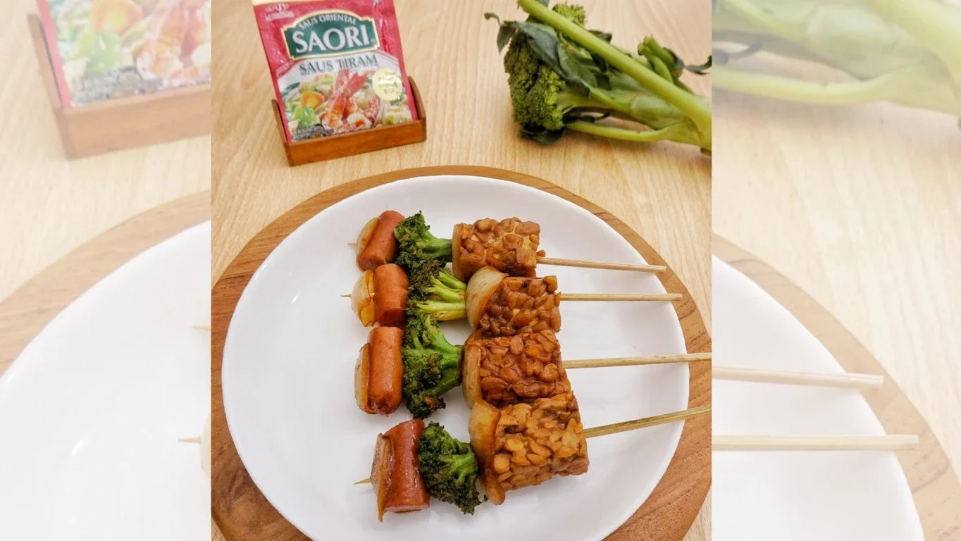 Recook Sate Sosis Tempe Brokoli ala SAORI®