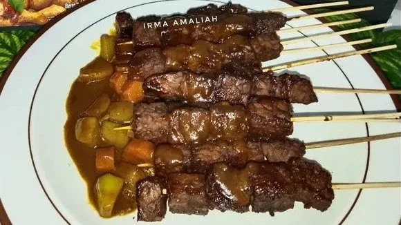 Recook Sate Tempe Saori Teriyaki