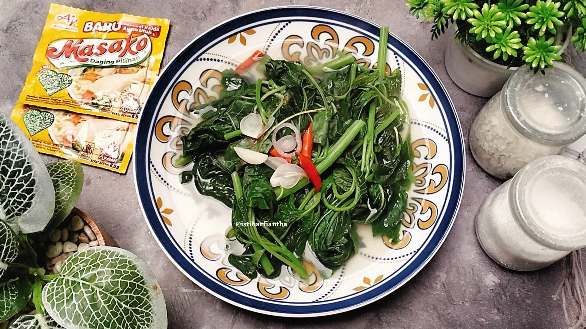 Recook Sayur Bayam