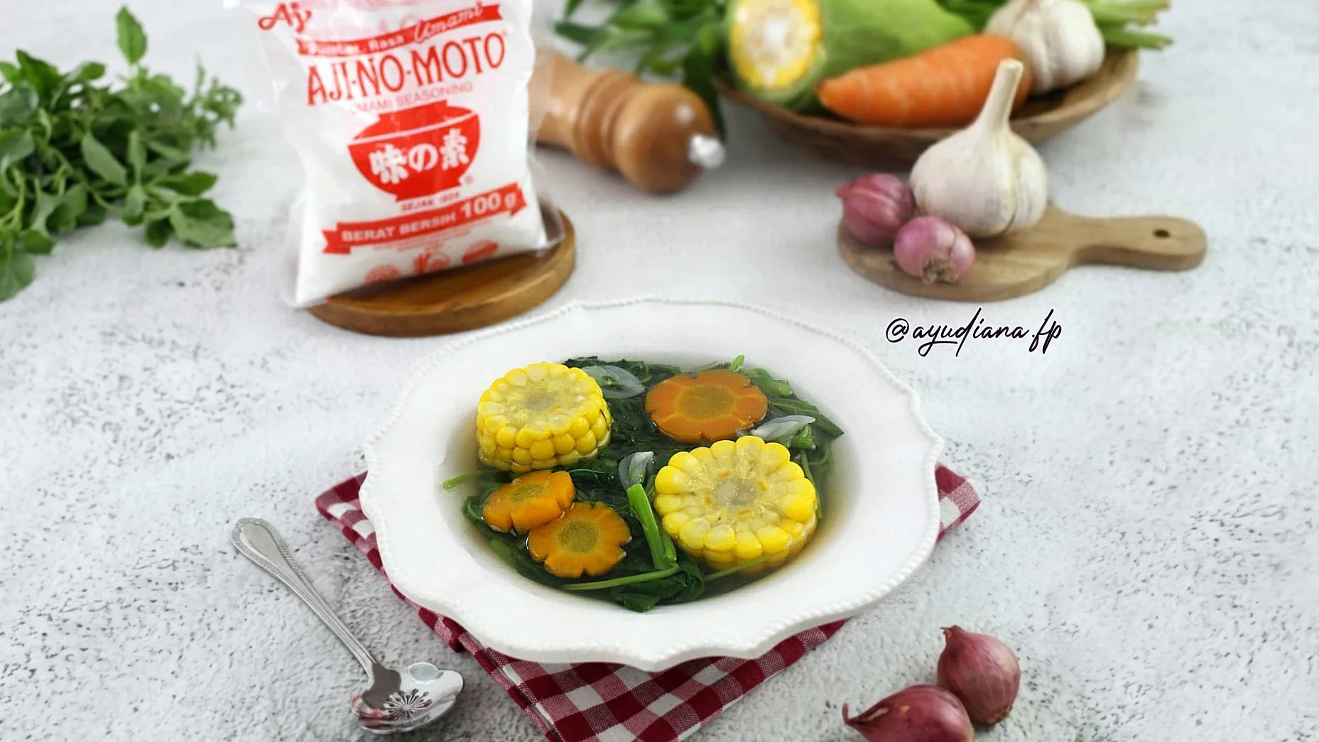Recook Sayur Bayam Ala AJI-NO-MOTO®