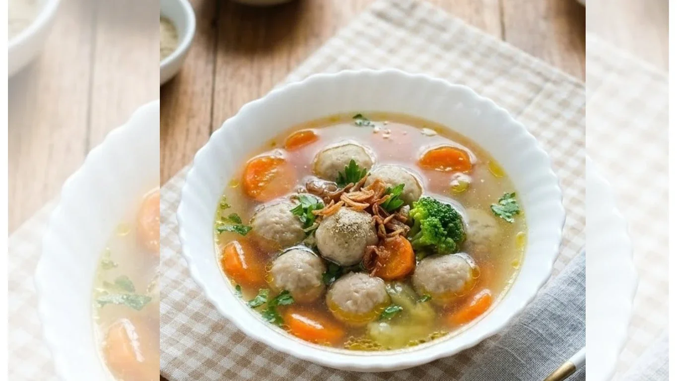 Recook sop bakso ala masako