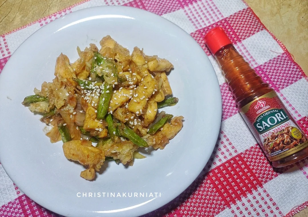 Recook Tahu dan Buncis Crispy ala SAORI®