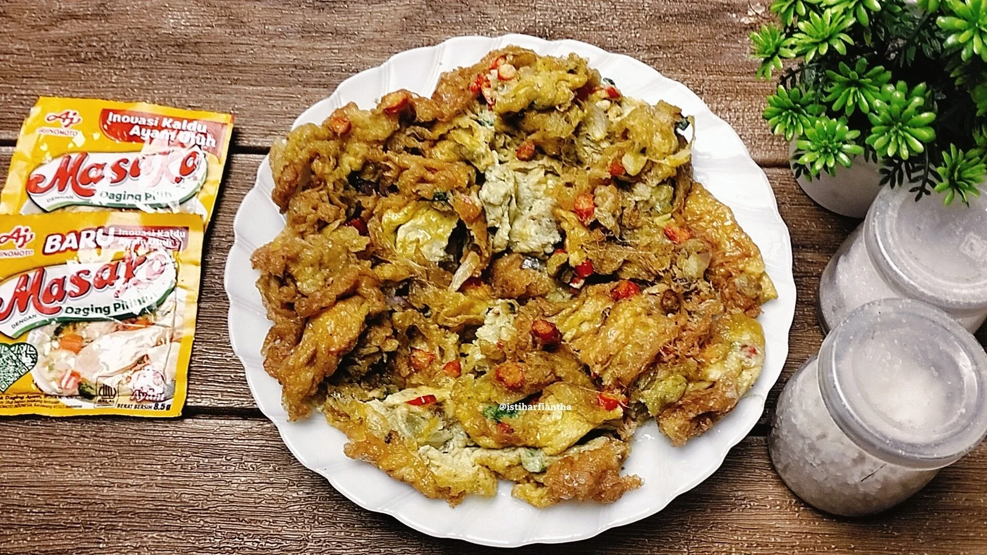 Recook Telur Dadar Ala Masako