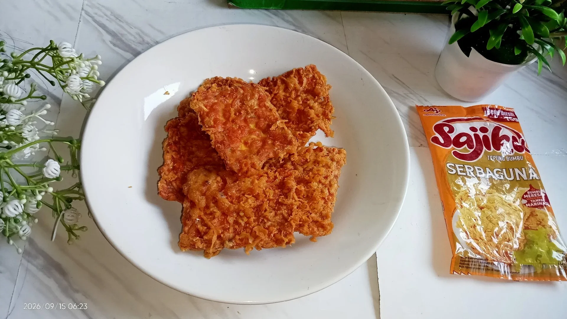 Recook tempe crispy ala sajiku