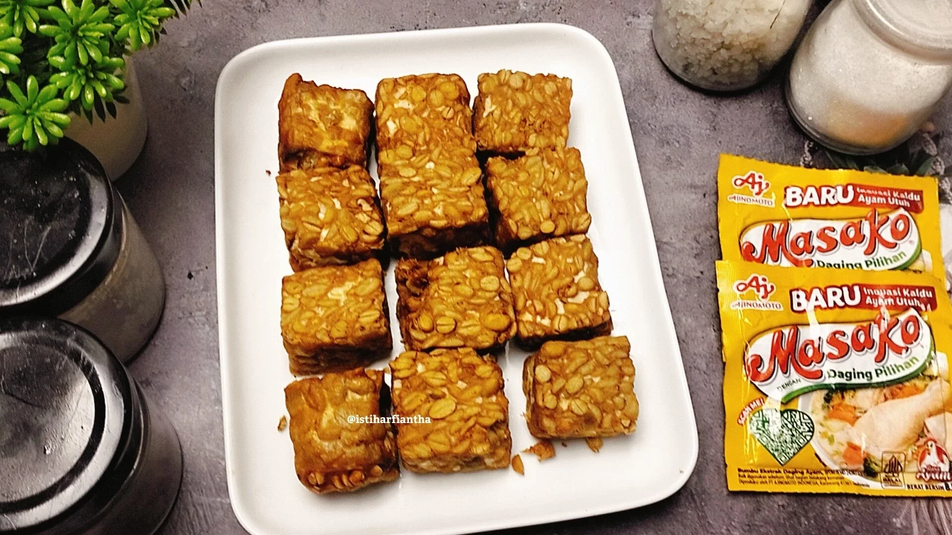 Recook Tempe Goreng bumbu Masako ®