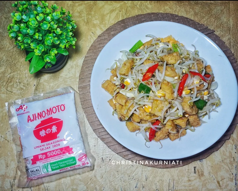 Recook Tempe Tauge Telur Orak Arik ala AJI-NO-MOTO®