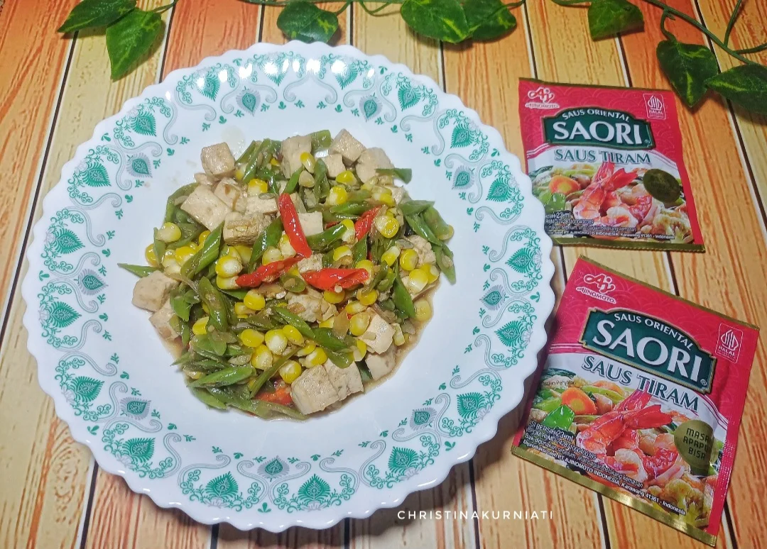 Recook Tumis Buncis Jagung Tahu