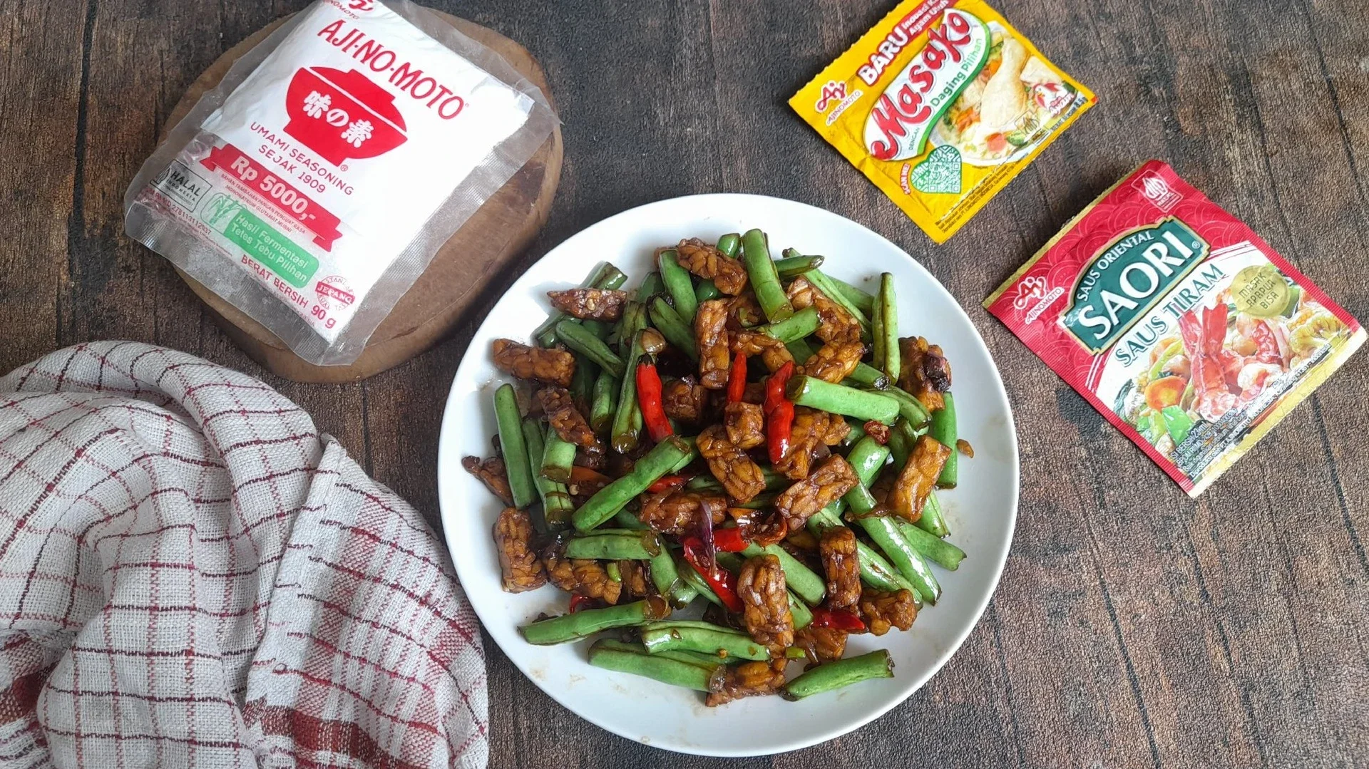 Recook Tumis Tempe Buncis