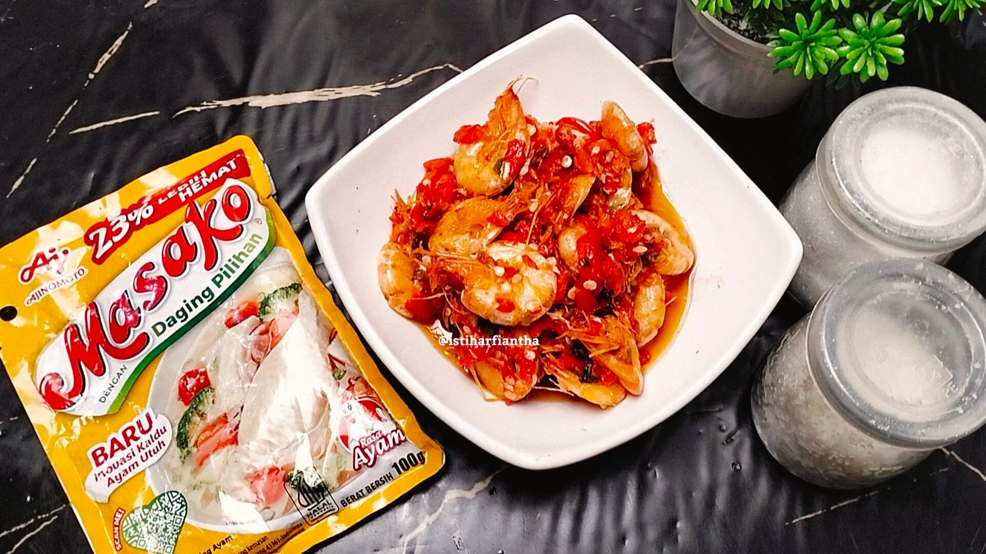 Recook Udang Sambal ala Masako®