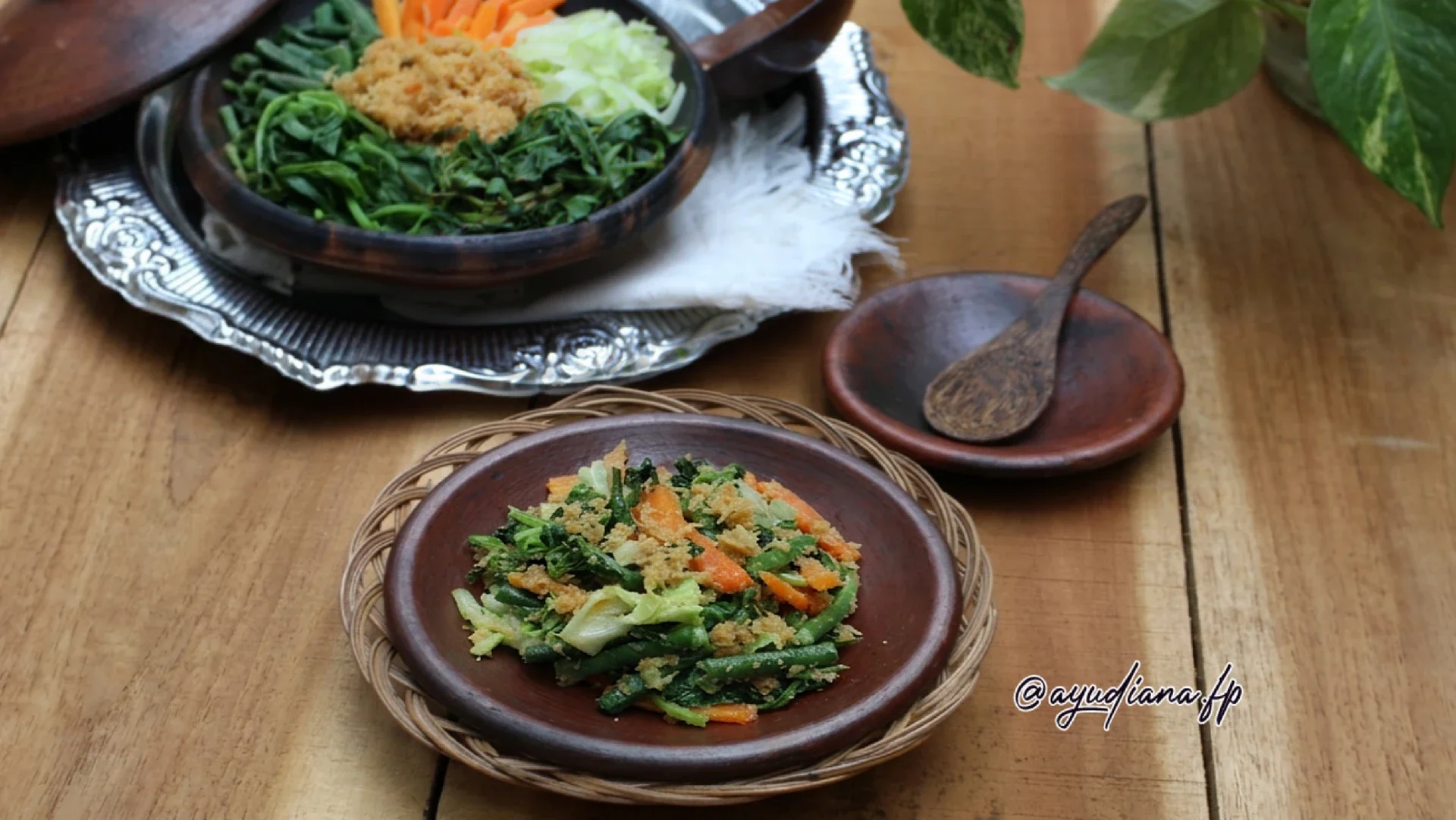 Recook Urap Sayur Ala AJINOMOTO® Terasi Udang