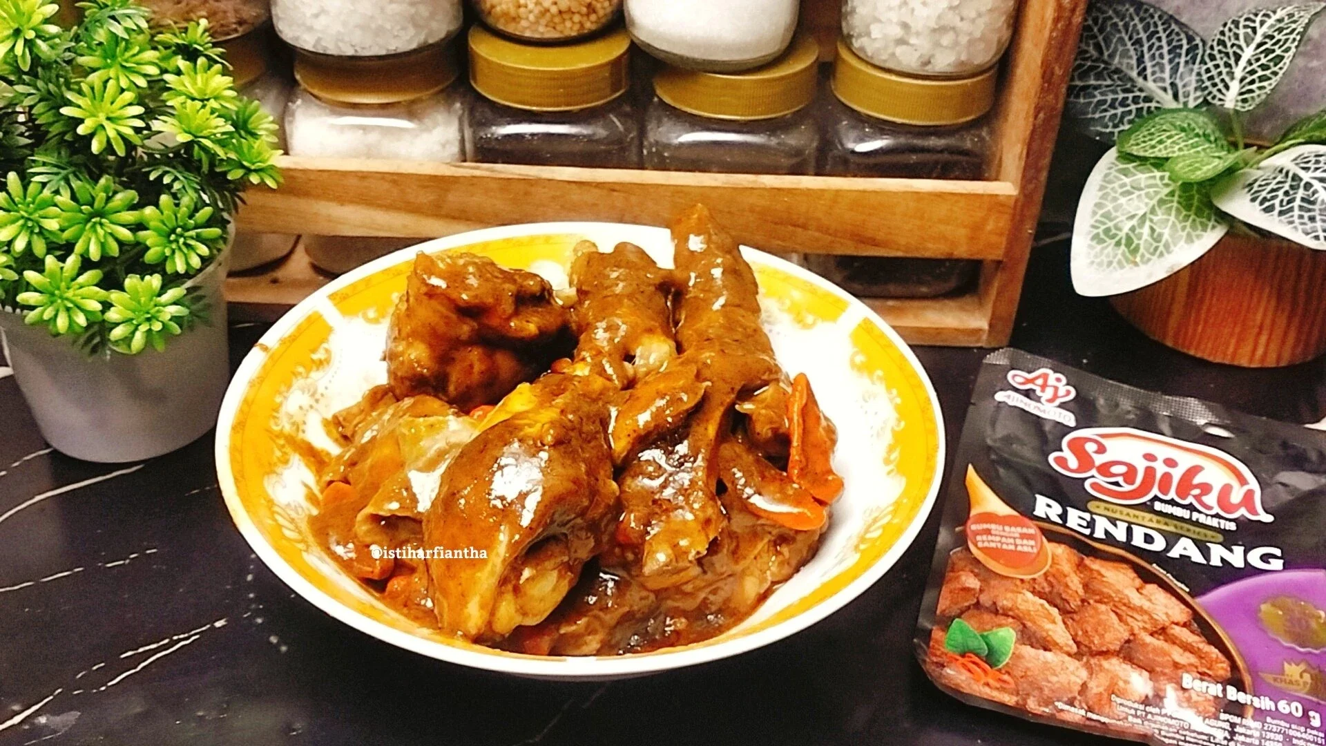 Rendang Ayam Basah ala Sajiku