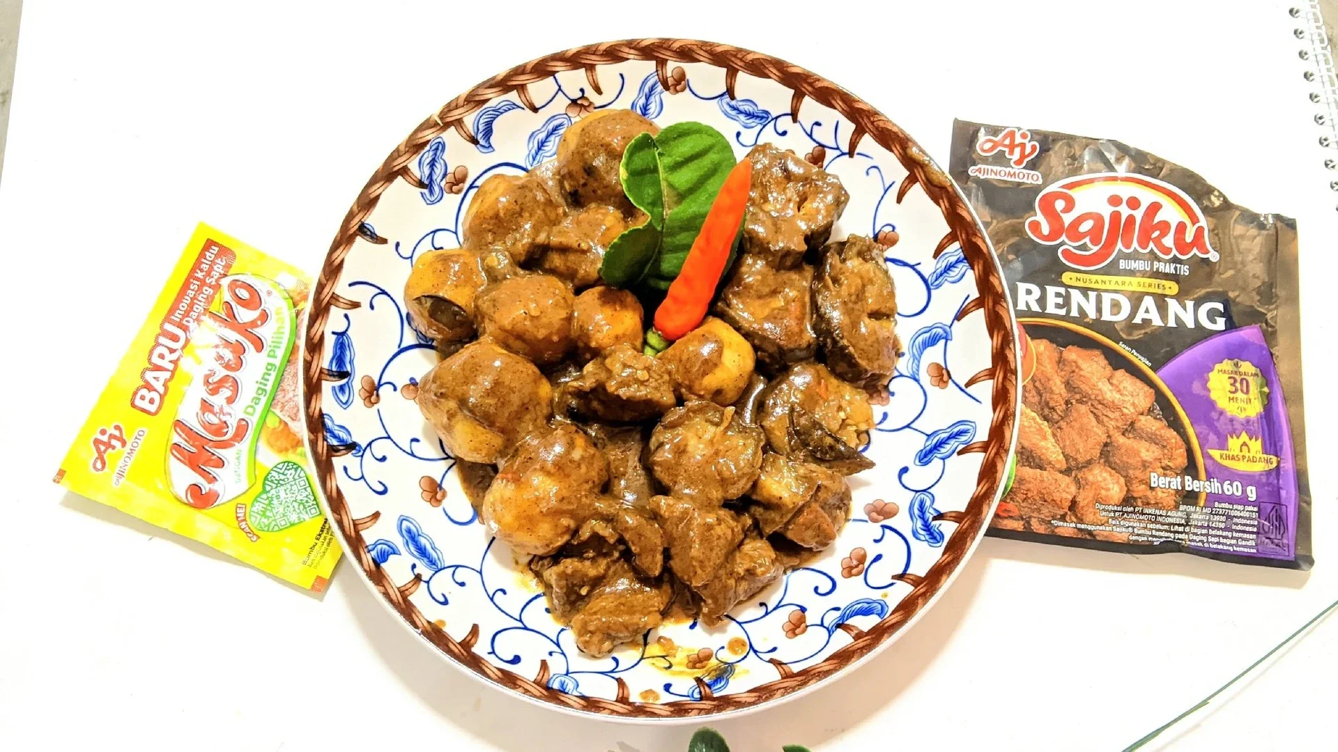 Rendang Daging Terong Kentang Mini