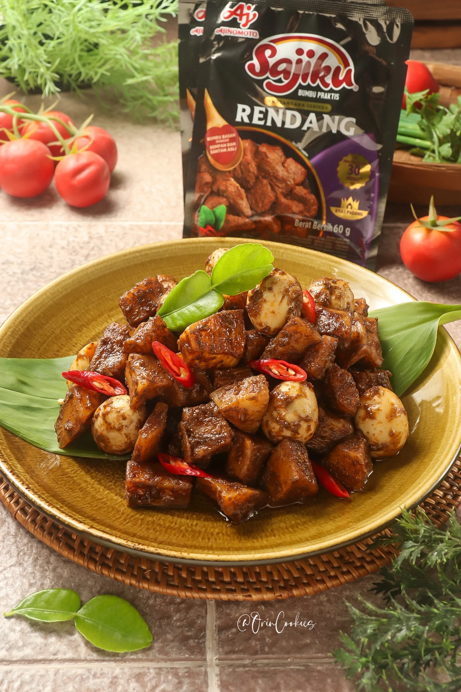 Rendang Daka Daka khas Minang