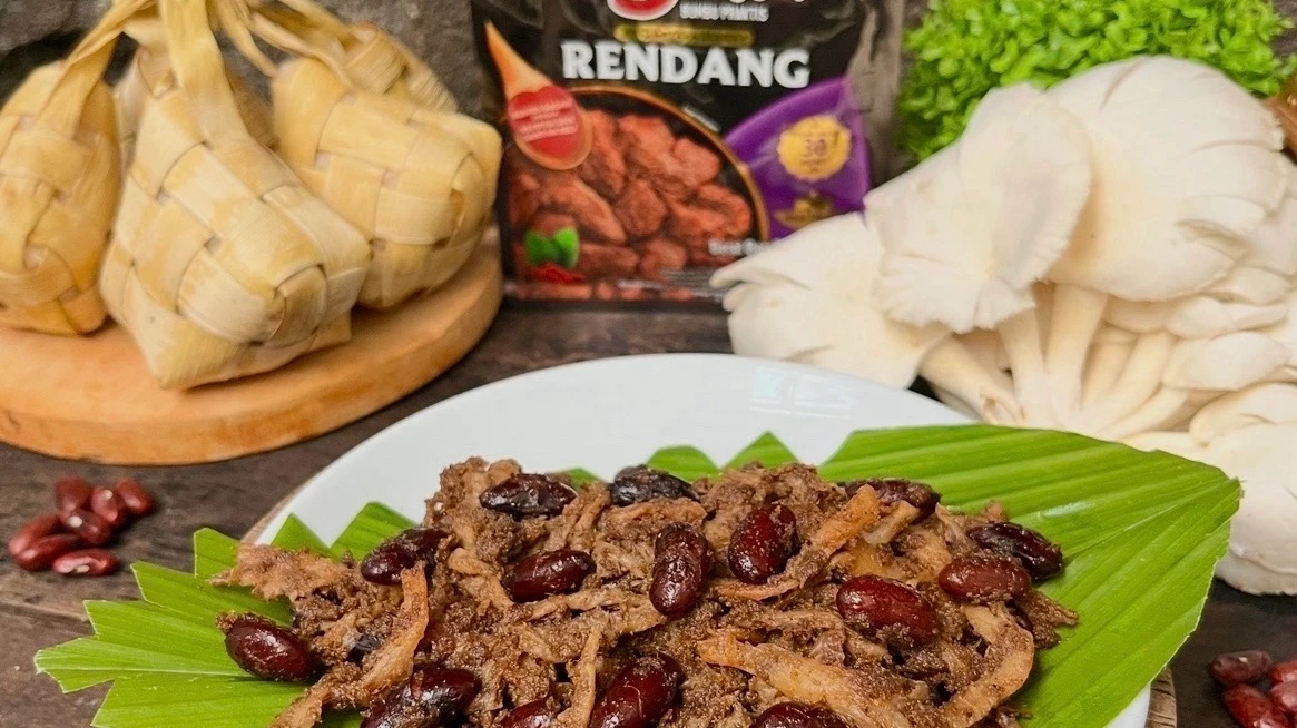 RENDANG JAMUR TIRAM dan KACANG MERAH  #SAJIANLebaranKU #SAJIKUNusantaRasa  