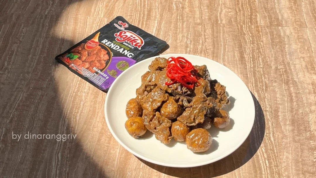Rendang Sapi Ala Sajiku 🐮 #MasakanPenuhCinta