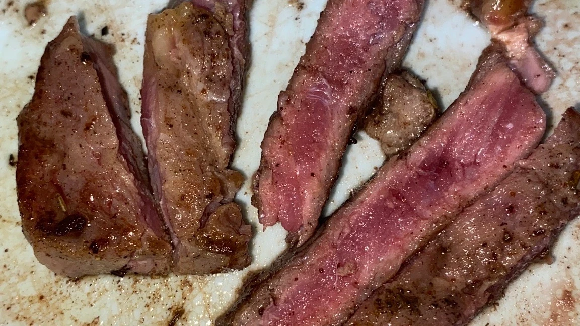 Rib Eye Prime Aged Steak with Herb Butter