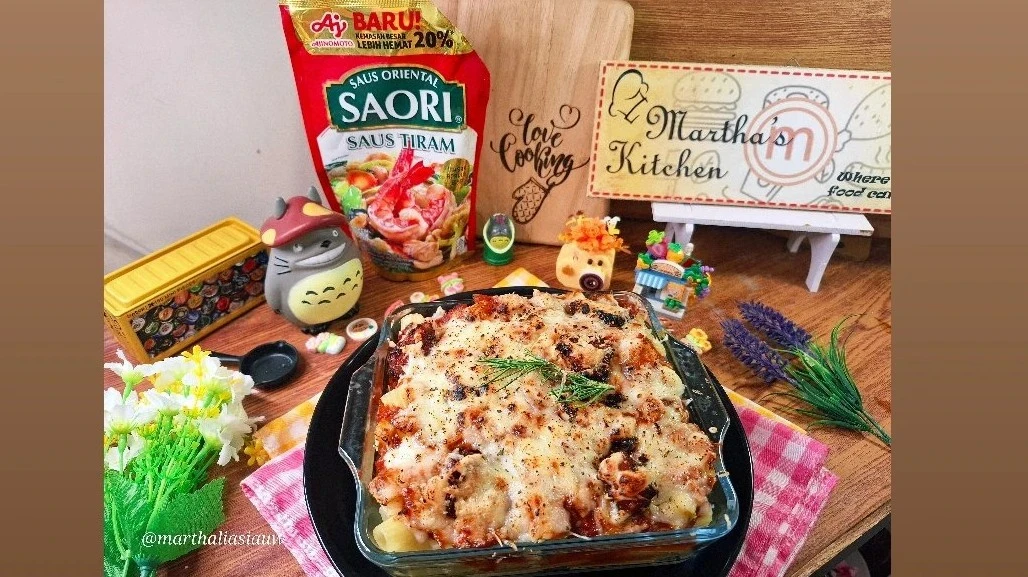 Rigatoni Gochujang with Chayote & Bbq Meat Belly #DapurUmami #SejutaRasaLezatSAORI
