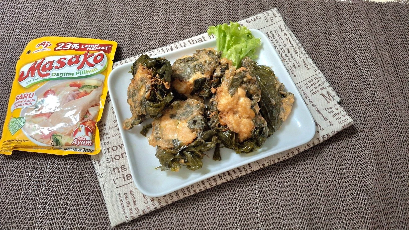 Rolade Tahu Daun Singkong