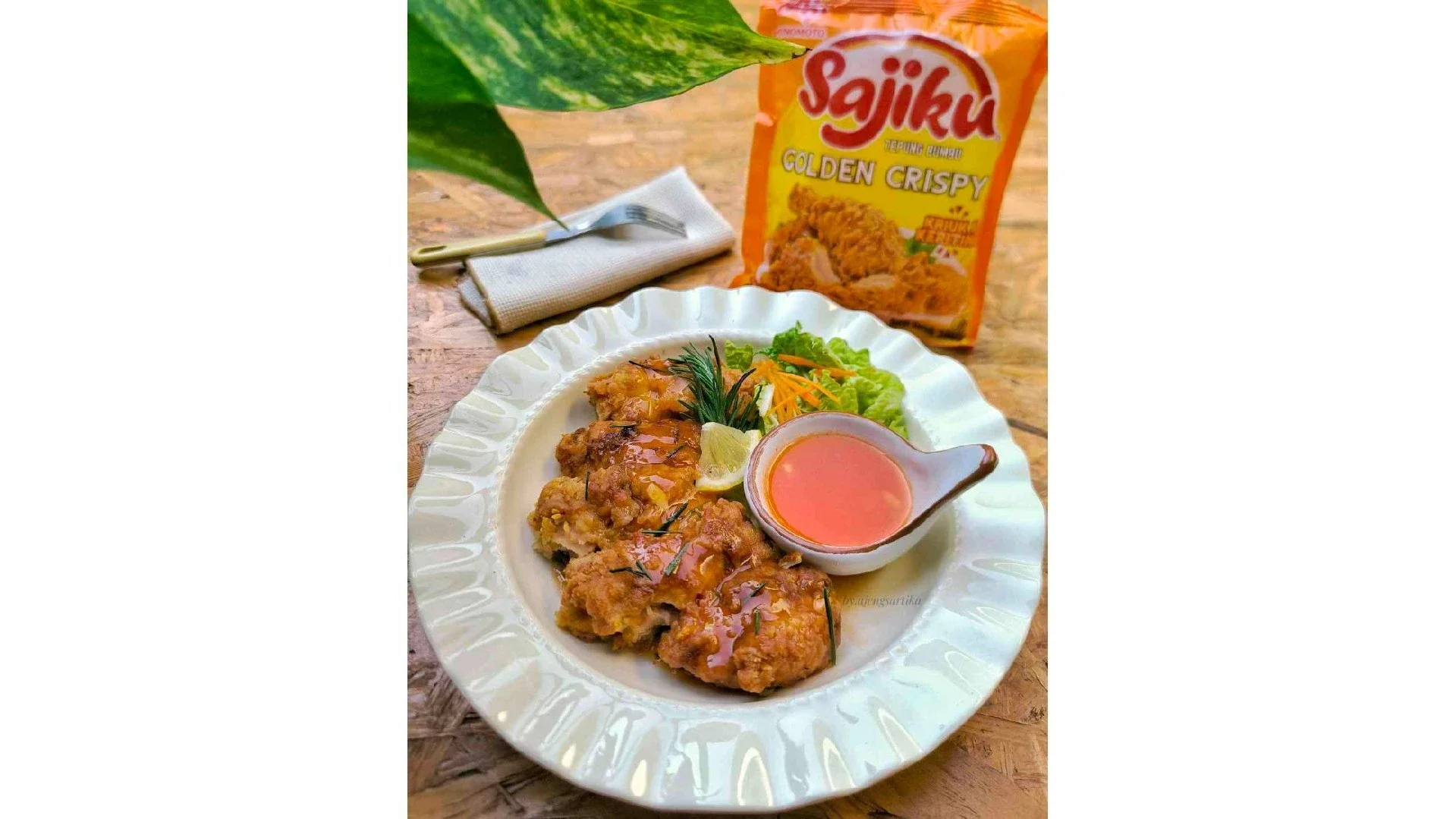 Rosemary Crispy Chicken with Chili Lemon Sauce